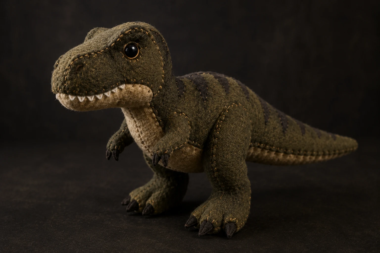 Koncepcja kolekcjonerskiego pluszaka Tyrannosaurus rex